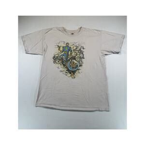 TeeFury Graphic T-Shirt Mens Large Sci-Fi Comic Superhero Tiger Art Tee